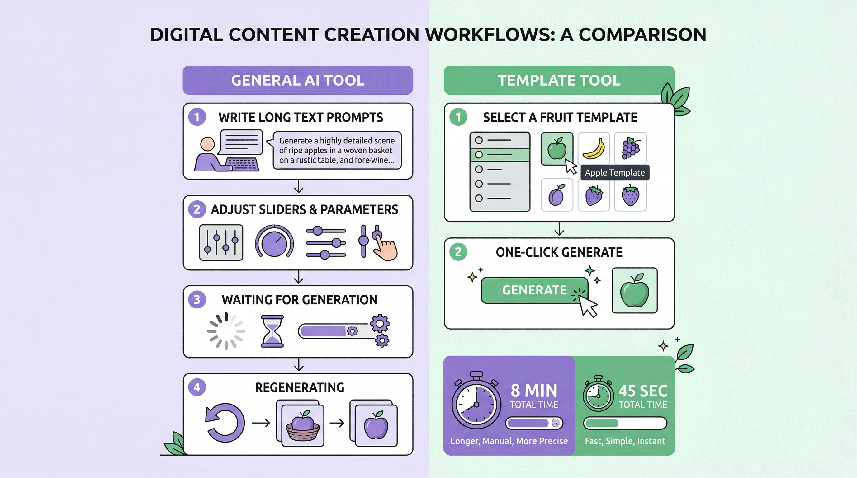Dreamina vs AI Fruit Workflow Comparison