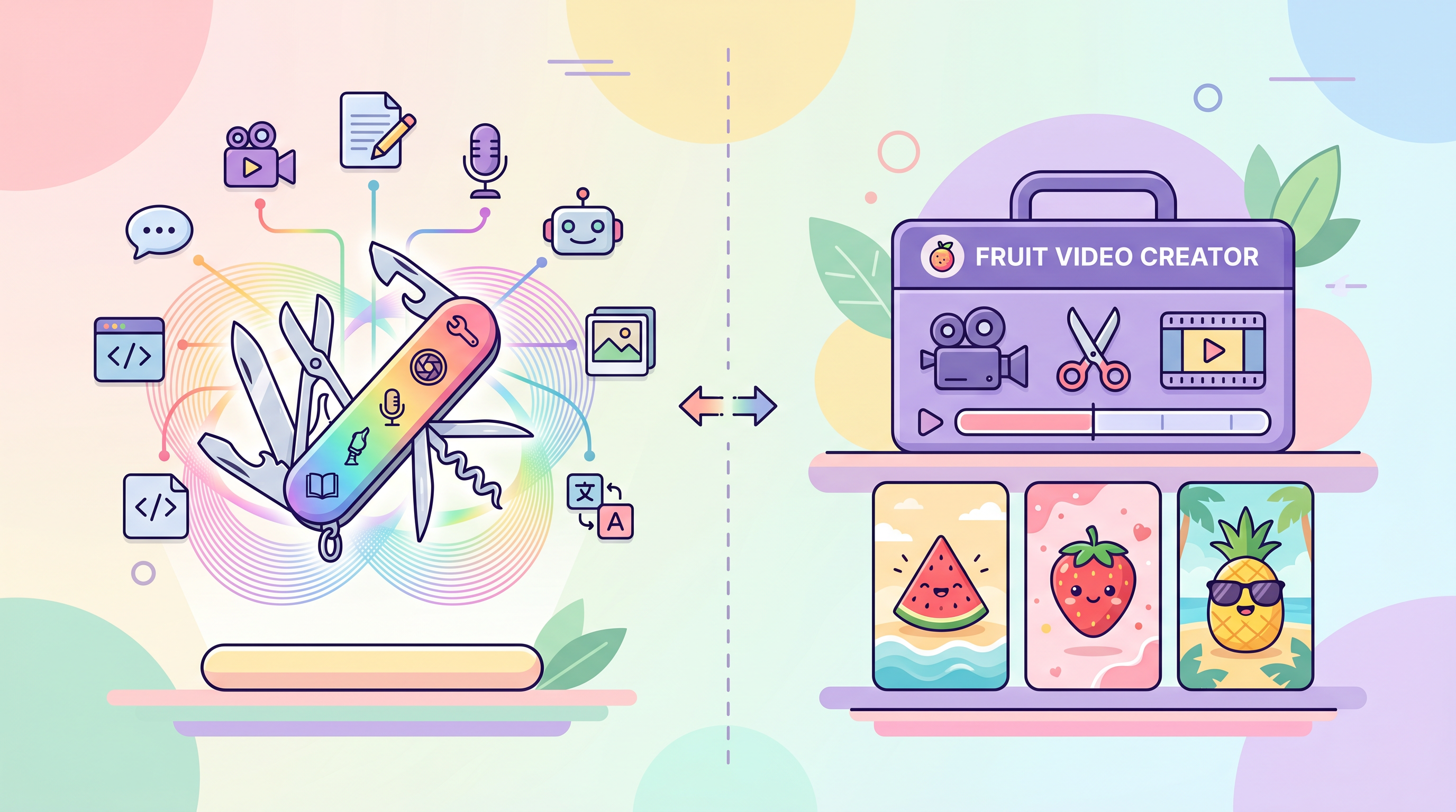 General multimodal model vs vertical fruit video SaaS
