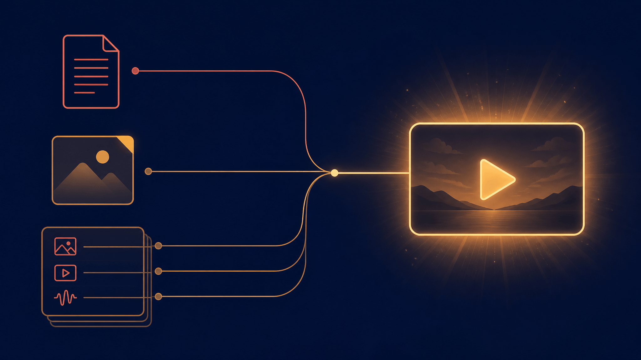 Diagram of the three HeyGen Video 1 input modes: text-to-video, image-to-video, and reference-to-video with labeled references